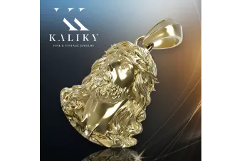 Медальон с икона на Иисус ★ https://zlotychlopak.pl/bg/ ★ Злато 585 333 ниска цена