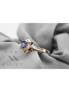 Jewlery Ring Alexandrite Original Jahrgang 14K Rose Gold vrc004r