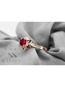 Ruby Original Vintage 14 Karat Roségold Ring Vintage Handwerk vrc004r