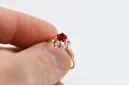 Ruby Original Vintage 14 Karat Roségold Ring Vintage Handwerk vrc004r