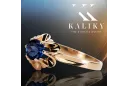 Vintage Ring Sapphire Original Vintage 14K Rose Gold vrc004r