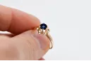 Vintage Ring Sapphire Original Vintage 14K Rose Gold vrc004r