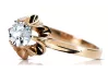 Original Vintage 14K Rose Gold Zircon Ring Vintage Jewlery vrc004r