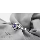 Estilo vintage Anillo Alexandrite Sterling plata 925 vrc004s