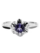 Estilo vintage Anillo Alexandrite Sterling plata 925 vrc004s