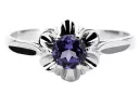 Estilo vintage Anillo Alexandrite Sterling plata 925 vrc004s