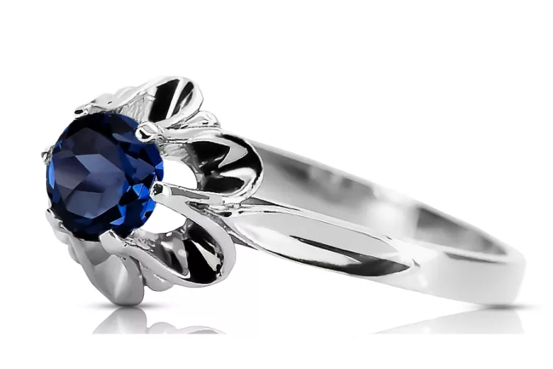 Серебро 925 Sapphire Ring Vintage vrc004s