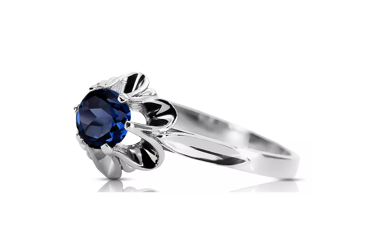 Серебро 925 Sapphire Ring Vintage vrc004s