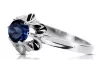 Sterling silver 925 Sapphire Ring Vintage vrc004s