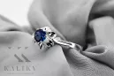 Argent sterling 925 Sapphire Ring Vintage vrc004s