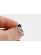 Серебро 925 Sapphire Ring Vintage vrc004s