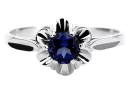 Argent sterling 925 Sapphire Ring Vintage vrc004s