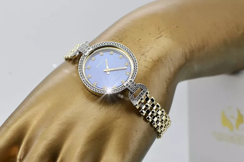 Gold Ladies watch ★ https://zlotychlopak.pl/fr/ ★ Pureté d'or 585 333 Low price!