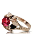 Anillo Estilo vintage Ruby Original Vintage 14K Rose Gold vrc377r