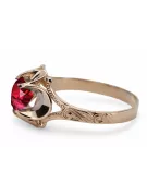 Anillo Estilo vintage Ruby Original Vintage 14K Rose Gold vrc377r