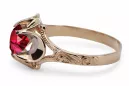 Anillo Estilo vintage Ruby Original Vintage 14K Rose Gold vrc377r