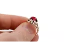 Anillo Estilo vintage Ruby Original Vintage 14K Rose Gold vrc377r