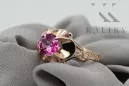 Amethyst Original Vintage 14K Rose Gold Ring Vintage craft vrc377r