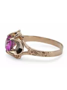 Amethyst Original Vintage 14K Rose Gold Ring Vintage craft vrc377r