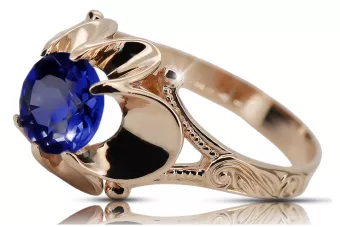 Classic Vintage Ring Sapphire Original Vintage 14K Vintage Virac377