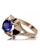 Original Vintage 14K Rose Gold Sapphire Ring Vintage craft vrc377r