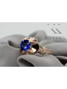 Original Vintage 14K Rose Gold Sapphire Ring Vintage craft vrc377r