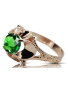 Ring Vintage Stil Emerald Original Vintage 14K Rose Gold vrc377r