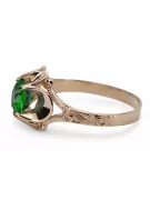 Ring Vintage Stil Emerald Original Vintage 14K Rose Gold vrc377r