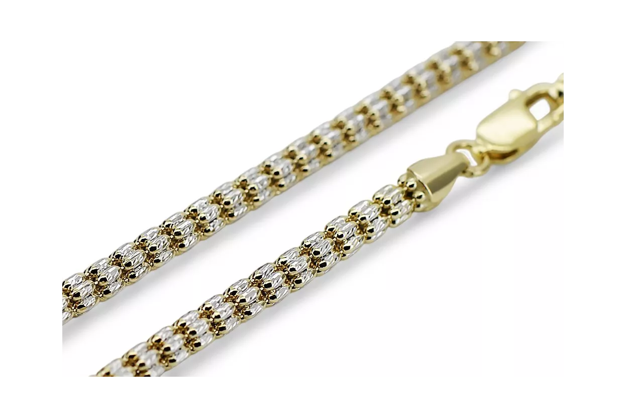 Złoty łańcuszek 14k Fantazy diamentowany cc069yw Złoty łańcuszek 14k Fantazy diamentowany cc069yw