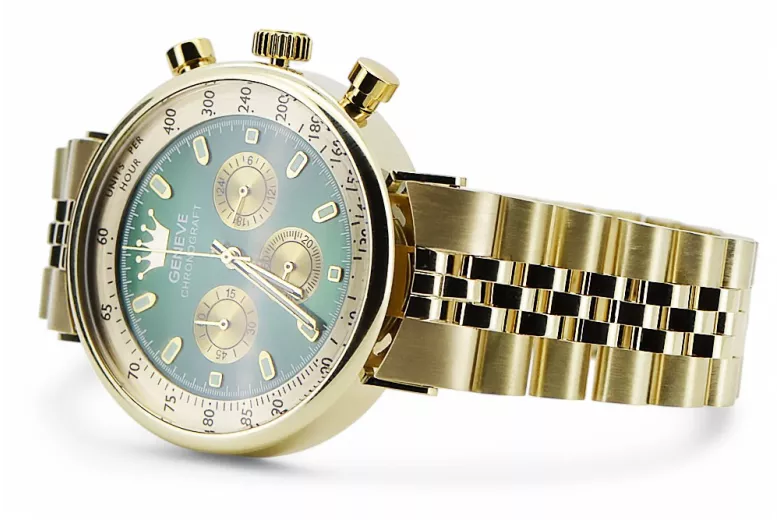 Montre hommes d'or Geneve ★ https://zlotychlopak.pl/fr/ ★ Pureté d'or 585 333 Low Price!