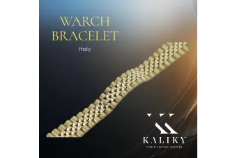 Geltonas 14K aukso vyro Rolex stiliaus laikrodis apyrankė mbw022y