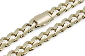 Pulsera cubana de oro única de 14k ¡Nuevo modelo excelente! cb086y