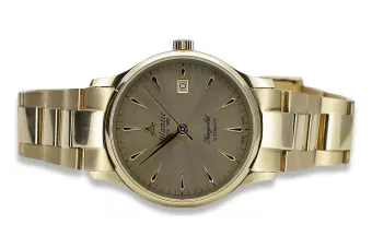 Reloj para hombres de oro Geneve ★ https://zlotychlopak.pl/es/ ★ Pureza de oro 585 333 Precio bajo!