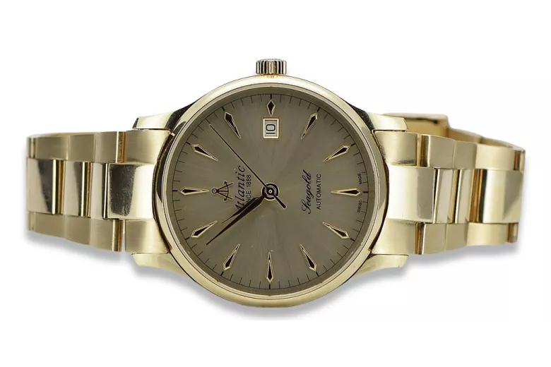 Reloj para hombres de oro Geneve ★ https://zlotychlopak.pl/es/ ★ Pureza de oro 585 333 Precio bajo!