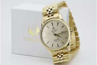 Reloj para hombres de oro Geneve ★ https://zlotychlopak.pl/es/ ★ Pureza de oro 585 333 Precio bajo!