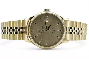 Reloj para hombres de oro Geneve ★ https://zlotychlopak.pl/es/ ★ Pureza de oro 585 333 Precio bajo!