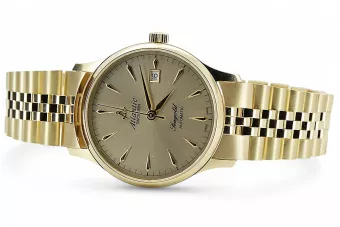 Reloj para hombres de oro Geneve ★ https://zlotychlopak.pl/es/ ★ Pureza de oro 585 333 Precio bajo!