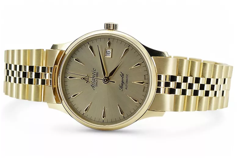 Montre hommes d'or Geneve ★ https://zlotychlopak.pl/fr/ ★ Pureté d'or 585 333 Low Price!
