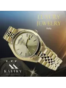 Montre hommes d'or Geneve ★ https://zlotychlopak.pl/fr/ ★ Pureté d'or 585 333 Low Price!