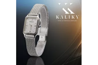 Gold men's watch Geneve ★ zlotychlopak.pl ★ Gold purity 585 333 Low Price!