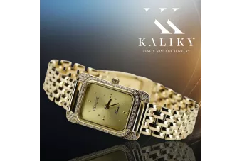 Reloj de oro para hombre Geneve ★ zlotychlopak.pl ★ Pureza de oro 585 333 Precio bajo!