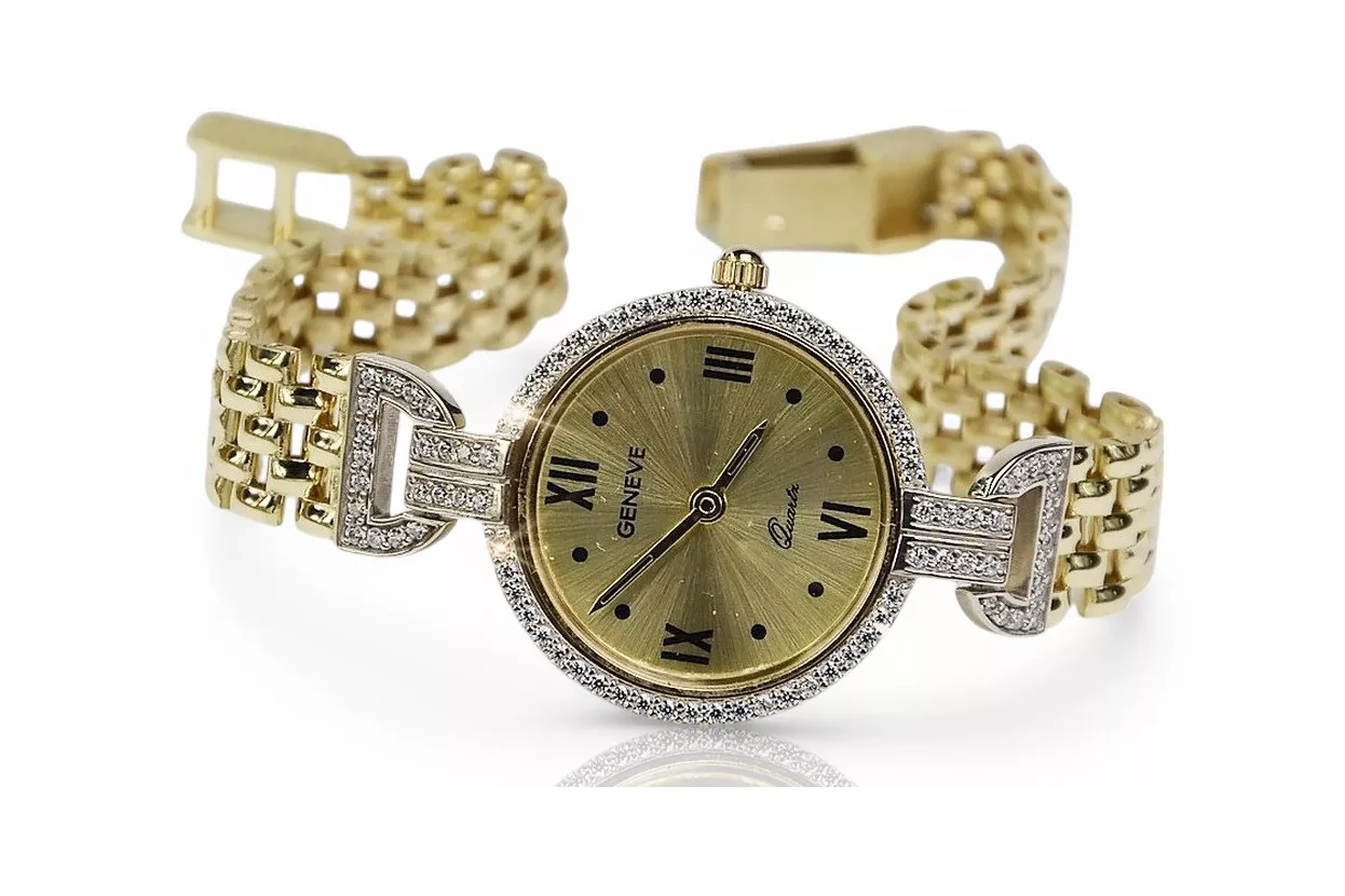 Gold Ladies watch ★ https://zlotychlopak.pl/fr/ ★ Pureté d'or 585 333 Low price!