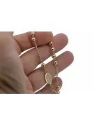 السوار الذهبي "دولك غاب" 14k 585 إيطالية rbc003y