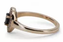 14K Ring Saphir Original Roségold crc011r