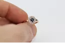 14K Ring Saphir Original Roségold crc011r