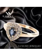 14K Ring Saphir Original Roségold crc011r