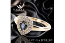 14K Ring Saphir Original Roségold crc011r