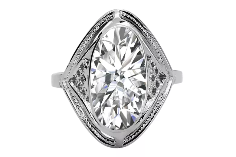 Inel sovietic rusesc din aur 585 trandafir 14k alexandrit rubin smarald safir zircon vrc014