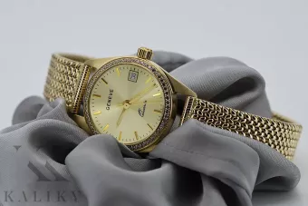 Reloj para hombres de oro Geneve ★ https://zlotychlopak.pl/es/ ★ Pureza de oro 585 333 Precio bajo!