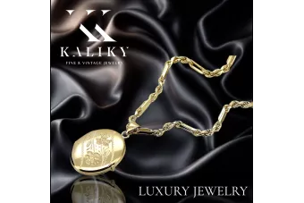 Colgante ★ de oro zlotychlopak.pl ★ Sello de oro 585 333 bajo precio